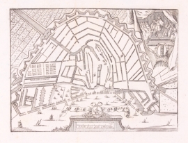 Town plan of Amsterdam.