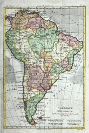 Kaart Zuid -Amerika