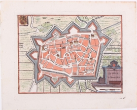 Plattegrond Leeuwarden.