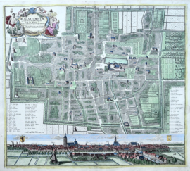 Town plan of The Hague.