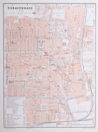 Town plan of The Hague.