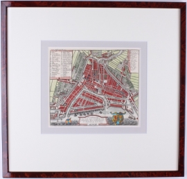 Plattegrond Rotterdam.