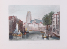 Town view of Rotterdam.