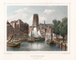Stadsgezicht van Rotterdam.