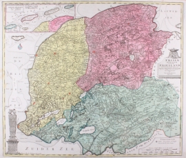 Map of Friesland.