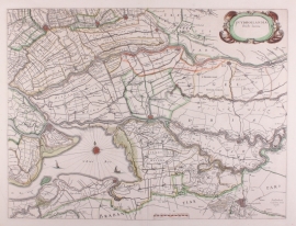 Map of South Holland.