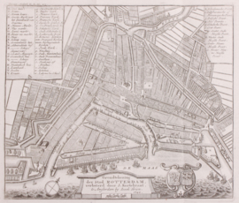 Plattegrond Rotterdam.