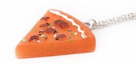 Pizza slice ketting