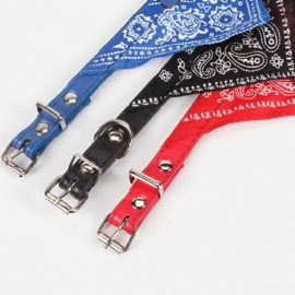 Bandana halsband voor huisdieren (blauw)