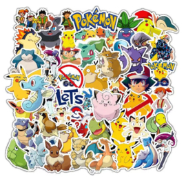 Pokémon stickers (50 stuks)