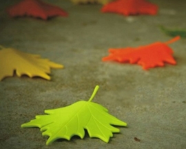 Deurstopper blad (oranje)