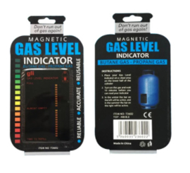 Gaslevel Indicator sticker