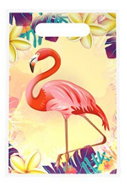 Flamingo traktatie zakjes (10 stuks)