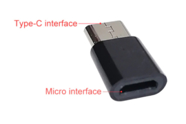 USB type-C naar micro usb adapter