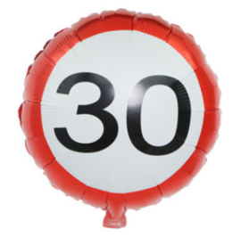 30 jaar folieballon