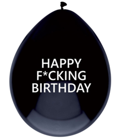 Happy F*cking Birthday ballonnen (6 stuks)