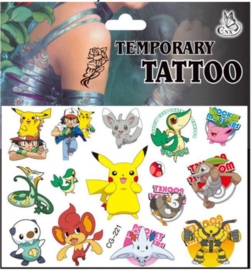 Pokémon tattoo's 2