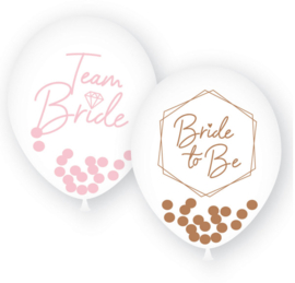 Team Bride confetti ballonnen