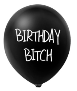 Birthday Bitch ballonnen (10stuks)