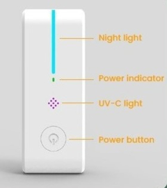 6. Plug-In: Ultra-fijnstofreiniger bij COPD of Longaandoening. 14/18m2   wit