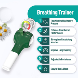 8. Dubbel Ademtrainer, voordelen van IN-adem-spierkrachttraining en UIT- adem-spierkrachttraining