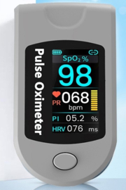 4. Medische Saturatiemeter (zeer nauwkeurige metingen) bij COPD, Corona of Astma