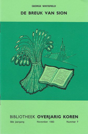 WHITEFIELD, George - De breuk van Sion - 1e preek (BOK)