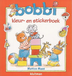 MAAS, Monica - Bobbi kleur- en stickerboek