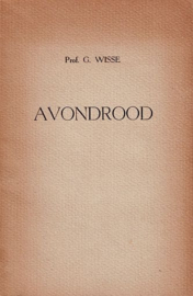 WISSE, Prof. G. -  Avondrood