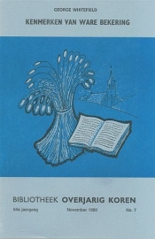 WHITEFIELD, George - Kenmerken van ware bekering (BOK)