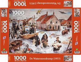 PUZZEL - De Watersnoodramp 1953 - 1000 stukjes - ORANJE