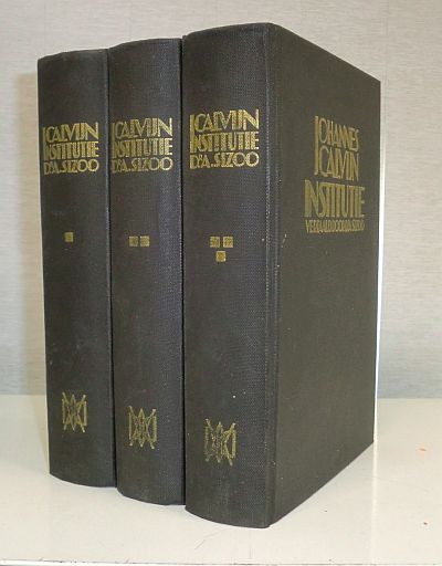 CALVIJN, Joh. - Institutie - editie Sizoo (ca. 1975) - 3 delen