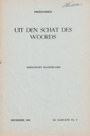 WIT, W. de - Een nodiging tot een betamelijk werk op oudejaarsavond (SDW)