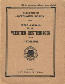 KOELMAN, J. - Veertien bestieringen (BOK)+