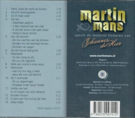 MANS, Martin - De mooiste liederen van Johannes de Heer