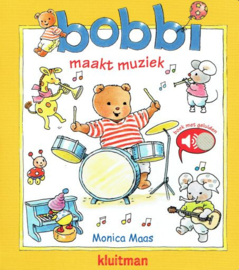 MAAS, Monica - Bobbi maakt muziek - kartonboekje - geluidenboek