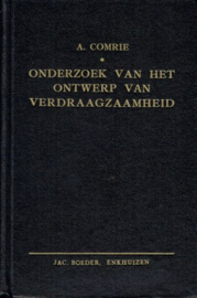 COMRIE, A. - Onderzoek van het ontwerp van verdraagzaamheid