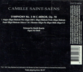 SAINT-SAENS, - Symphony No 3 - Organ