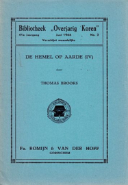 BROOKS, Thomas - De hemel op aarde - 4e preek (BOK)