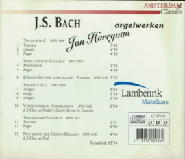 HARRYVAN, Jan - J.S. Bach Orgelwerken