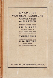 RAPP, Ph.G. - Naamlijst van Nederlandsche Gemeenten en Plaatsen