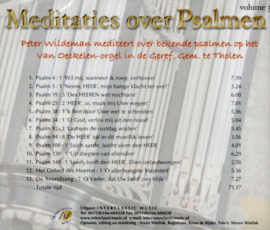 WILDEMAN, Peter - Meditaties over Psalmen - volume 3