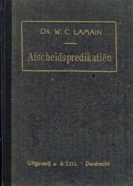 LAMAIN, W.C. - Afscheidspredikatiën