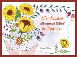BIKKER, Linda - Kleurkaarten met bemoedigende teksten uit de Psalmen