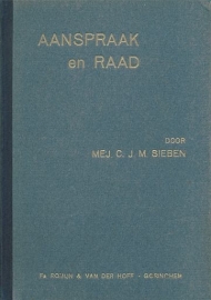 SIEBEN, C.J.M. - Aanspraak en raad