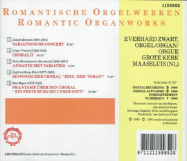 ZWART, Everhard - Romantische Orgelwerken