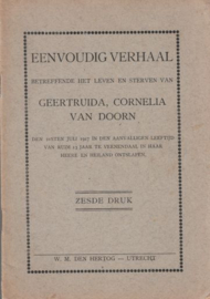 DOORN, Geertruida Cornelis van - Eenvoudig verhaal