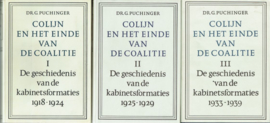 PUCHINGER, George - Colijn en het einde van de coalitie - 3 delen