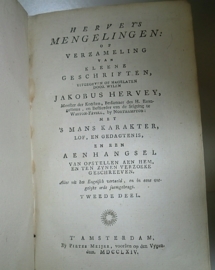 HERVEY, James - Mengelingen - deel 2 + Leerredenen