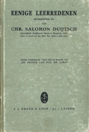 DUIJTSCH, C.S. - Eenige leerredenen